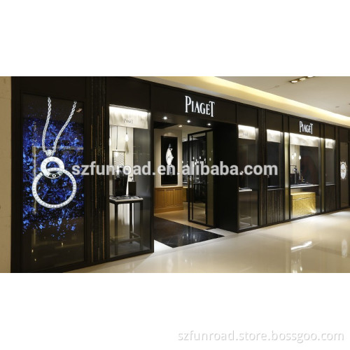 Wholesale Pedestal Jewellery Display Case Jewelry Store Design For Sale